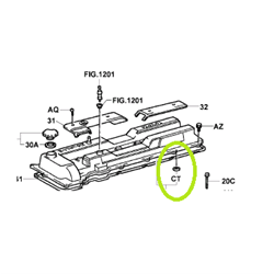 Spark Plug Gasket (1FZ)