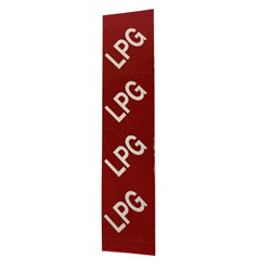 LPG Red Diamond Sticker (Pack 4)