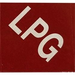 LPG Red Diamond Sticker Sheet (96)