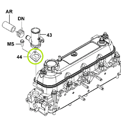 Water Outlet Housing Gasket (4Y)