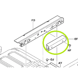 Rear Tail Light Centre Cover