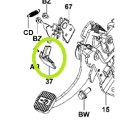 Park Brake Knob - Genuine