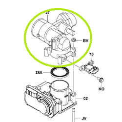 Adaptor Assembly (4Y) 3 - Way Catalytic | 8'Series Deluxe