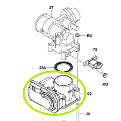 Throttle Body Assembly (4Y) 3 - Way Catalytic | 8'Series Deluxe