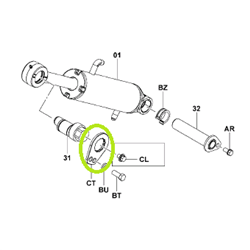Cover Plate - Tilt Cylinder (Genuine)
