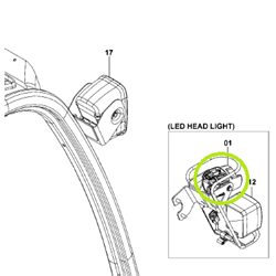Worklight Assembly - LED 12VDC Toyota 8 Series