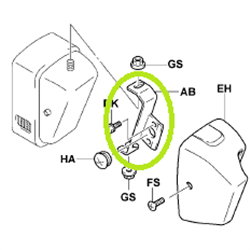 Light Bracket RH - suits # 7954,7206,712183