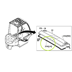 Radiator Cover Seal - LH