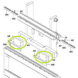 Lower Wear Pad Plate 3.0t | E62 | Suits # 7003