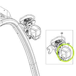 Front Indicator Lamp - 12VDC Genuine