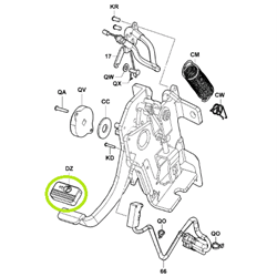 Emergency Brake Pedal Pad - 8FBE