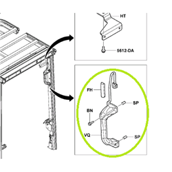 Rear Assist Grip Assembly