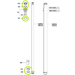 Lift Cylinder Kit - Rear RH/LH
