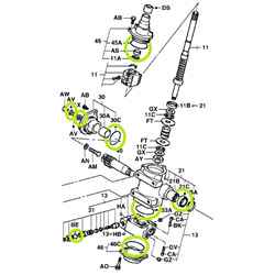 Steering Box Seal Kit