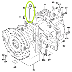 Transmission Oil Gauge Assembly