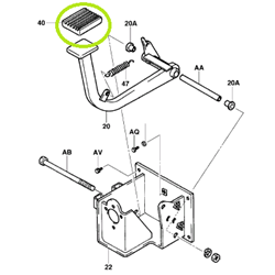 Brake Pedal Pad 6FBRE