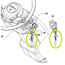 Ignition Key - suits # 712222 Genuine