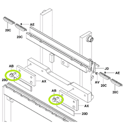 Bolt - E62 Lower Plate