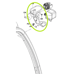 Light Bracket LH -suits # 711659,# 711999,# 712343, # 711918