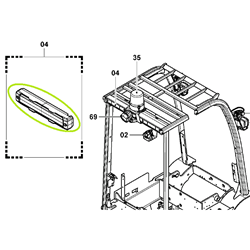 Tail Light Assembly - LED 48VDC Toyota
