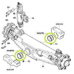 Steer Axle Pivot Bush