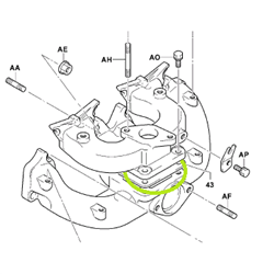 Manifold Gasket (4Y) - Centre