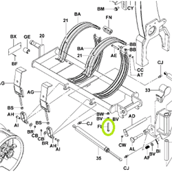 Locator Pin - Gas Bottle