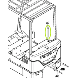Drawbar Sub Assembly, (25mm O/D x 400mm L)
