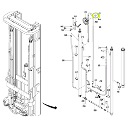 Hose Pulley Collar - Lift, suits # 712673
