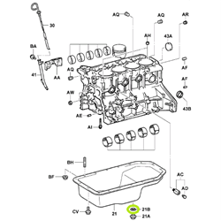 Sump Plug Gasket - (4Y, 2Z, 1DZ,)