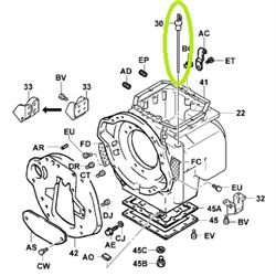 Transmission Oil Gauge Assembly