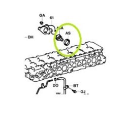 Thermostat Gasket (1FZ) - suits # 712767