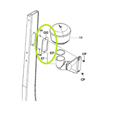 Pre-Cleaner Air Inlet Gasket - suits # 713034