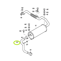 Tail Pipe Assembly (4Y)