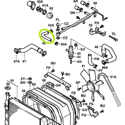 Bypass Hose (4Y) - 5 Series