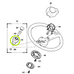 Steer Wheel Knob - Toyota Style | Genuine