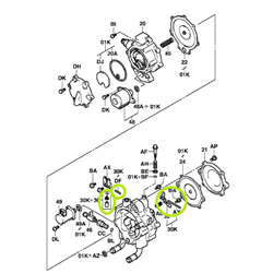 Aisan LPG Regulator Valve Kit - Suits # 7627, 6074, 6075