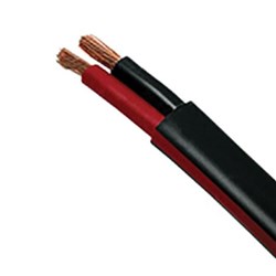 Twin Core Sheated Cable (Red/Black) 3mm x 30 Metre Roll
