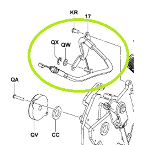 Park Brake Cable Assembly | Suits # 711029