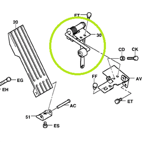 Accelerator Pedal Assembly