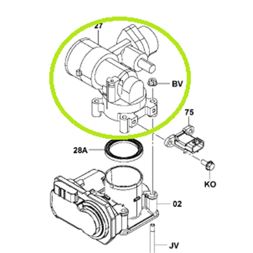 Adaptor Assembly (4Y) 3 - Way Catalytic | 8'Series Deluxe