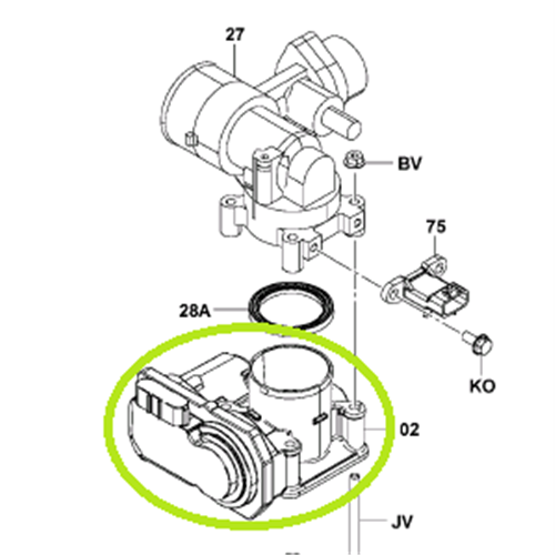 Throttle Body Assembly (4Y) 3 - Way Catalytic | 8'Series Deluxe
