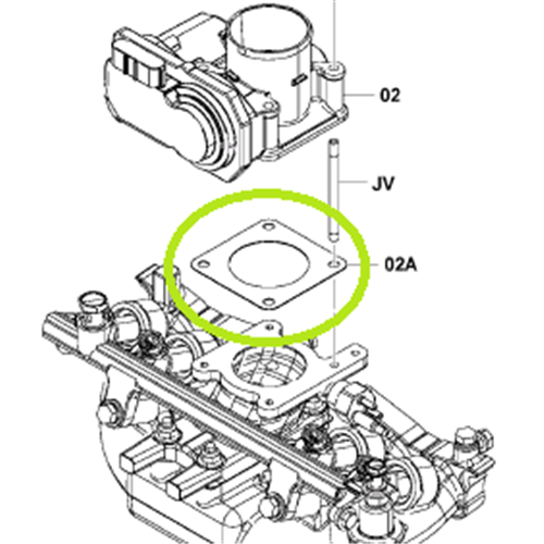 Throttle Body Assembly Gasket - Suits # 711560