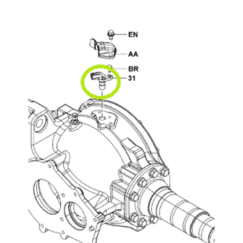 Pick Up Sensor - SAS Diff Sensor