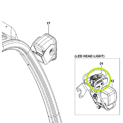 Worklight Assembly - LED 12VDC Toyota 8 Series