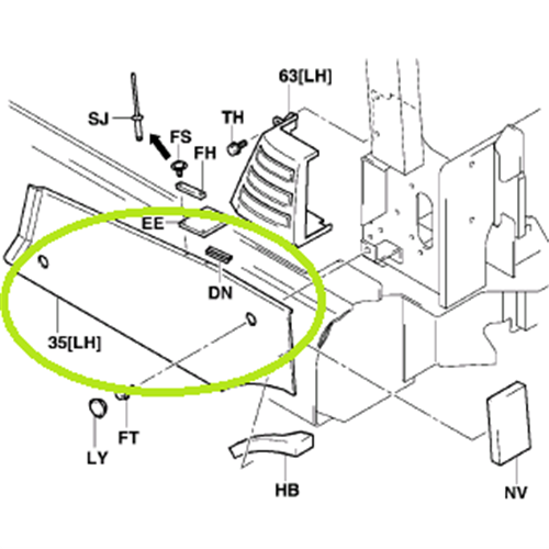 Hood - LH 7 Series FB