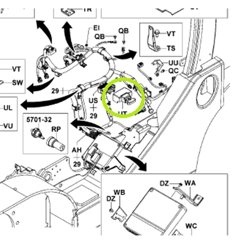 Battery Fusible Link Cover