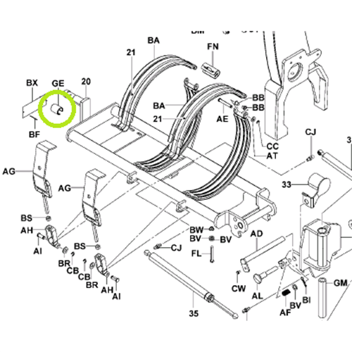 LPG Cylinder Latch Lock Cover
