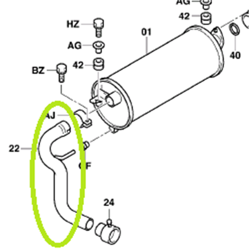 Tail Pipe Assembly (4Y)
