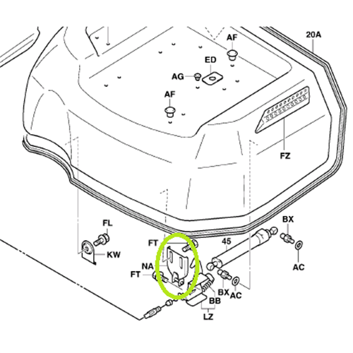 Bonnet Latch / Striker